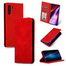 Ümbris kaanega Business Style Samsung A037 A03s (punane)