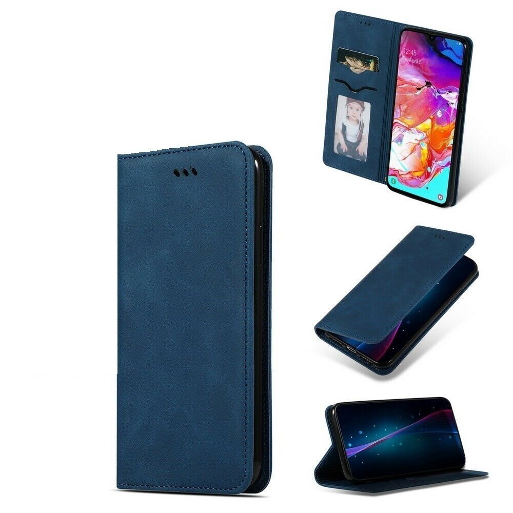 Ümbris kaanega Business Style Samsung A125 / Galaxy A12 / M12 (sinine)
