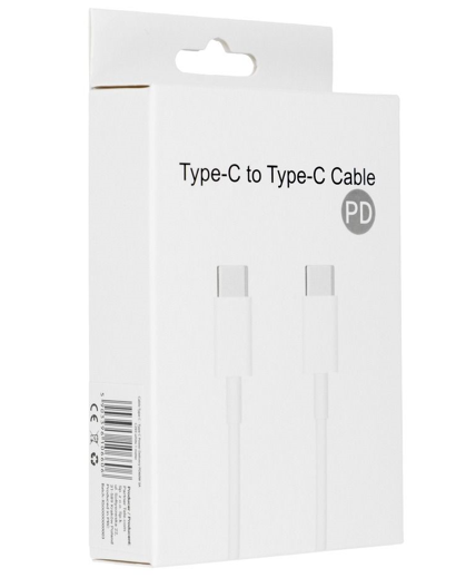 USB juhe Type C - Type C Power Delivery PD60W 3A C293 (1m/ valge)