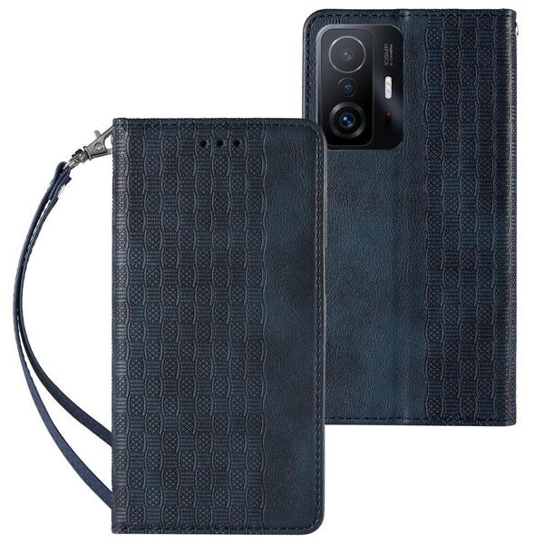 Ümbris kaanega Strap Case Samsung Galaxy A13 5G (sinine)