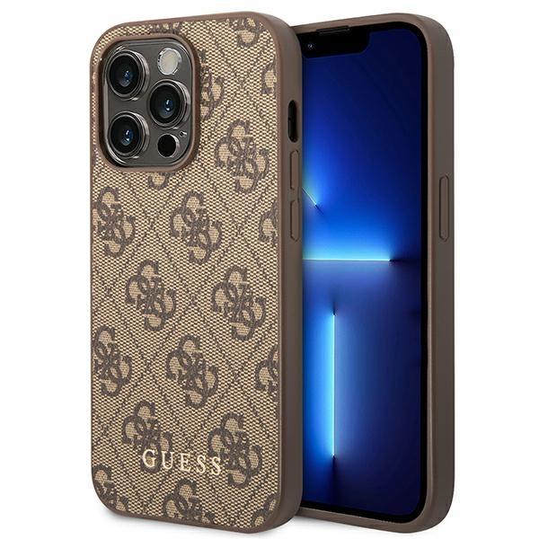 Guess Ümbris GUHCP14LG4GFBRIphone 14 Pro (pruun)