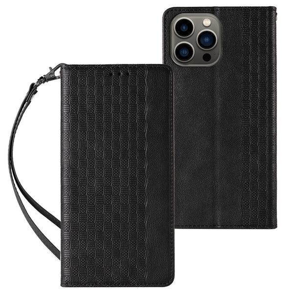 Ümbris kaanega Strap Case Samsung Galaxy S23 (must)