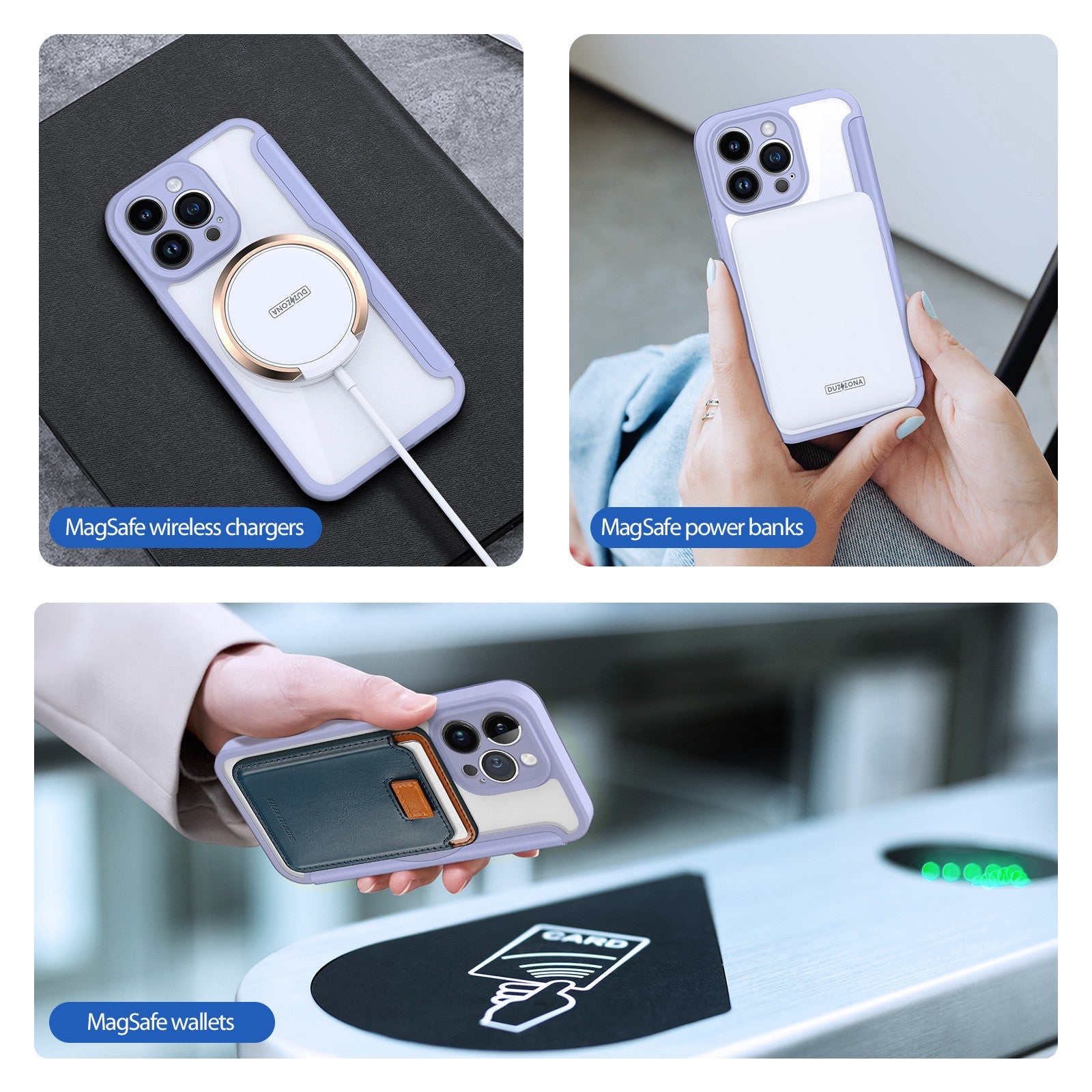 Ümbris kaanega Dux Ducis "Skin X Pro" Iphone 14 Plus (lilla)