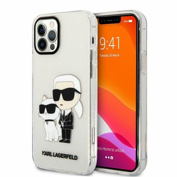 Karl Lagerfeld Ümbris KLHCP12MHNKCTGT Iphone 12 / 12 Pro (läbipaistev)