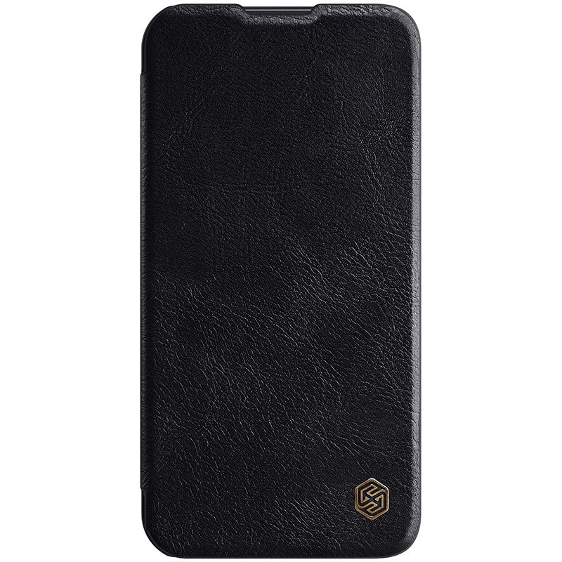 Ümbris kaanega Nillkin Qin Pro Leather Samsung A54 / A54 5G (must)