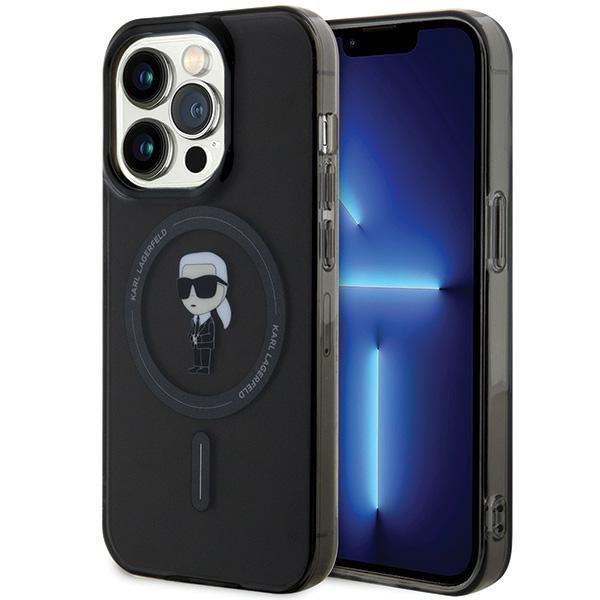 Karl Lagerfeld Ümbris IML Ikonik MagSafe iPhone 15 Pro (must)