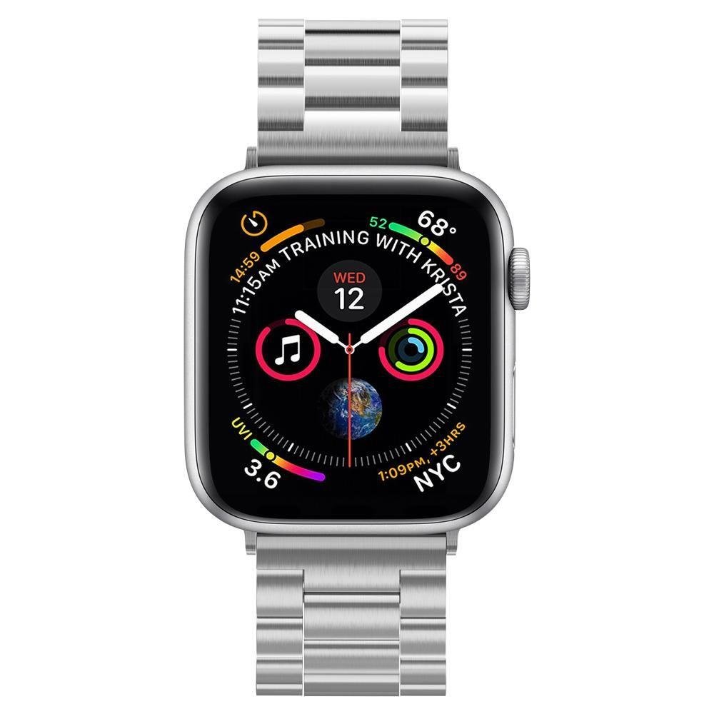Kellarihm Spigen Modern Fit Band Apple Watch 42 / 44 / 45 mm (hõbe)