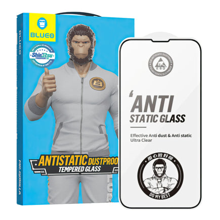 Kaitseklaas "5D Mr. Monkey" Full Glue Strong HD iPhone 15/ iPhone 16 (must)