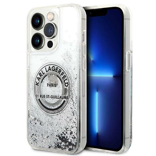 Karl Lagerfeld Ümbris KLHCP14LLCRSGRS Iphone 14 Pro (hõbe)