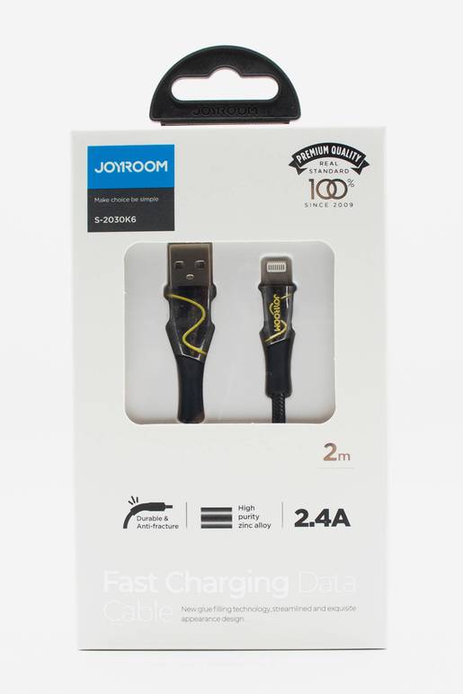 USB juhe Joyroom S-2030K6 2,4A lightning (2m/ must)