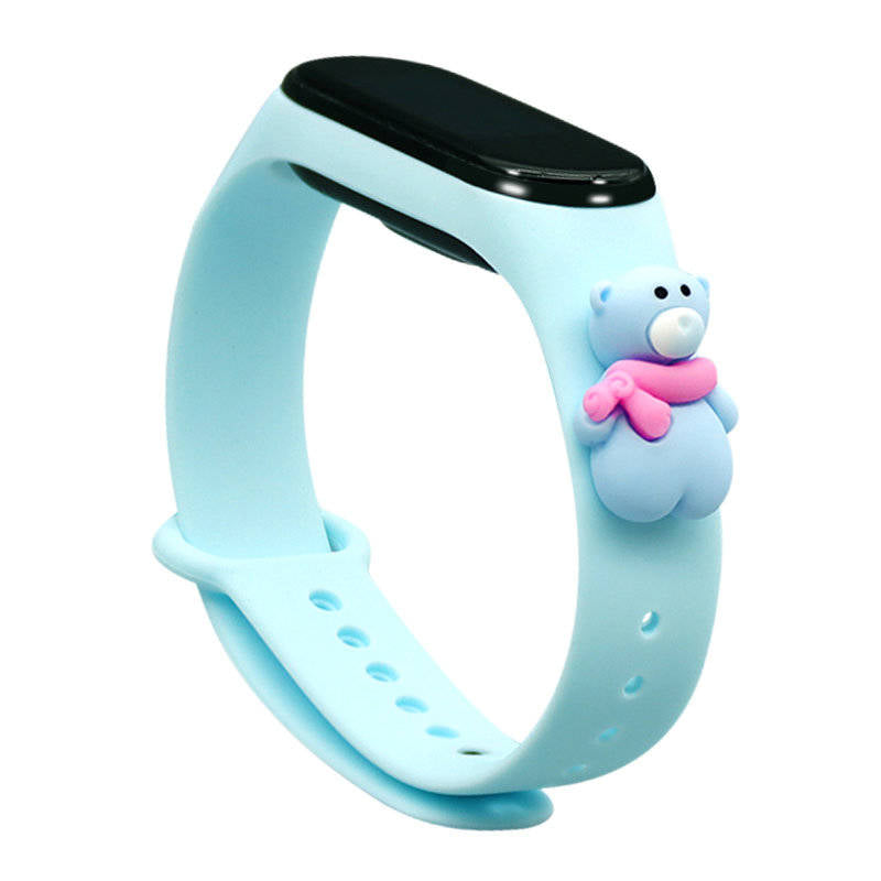 Rihm Xiaomi MI Band 3/4 (helesinine/karu)