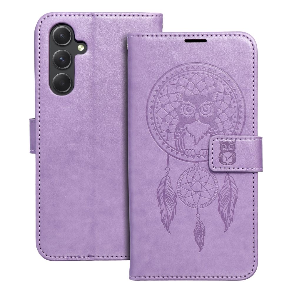 Ümbris kaanega MEZZO Book Samsung Galaxy A54 / A54 5G (lilla)