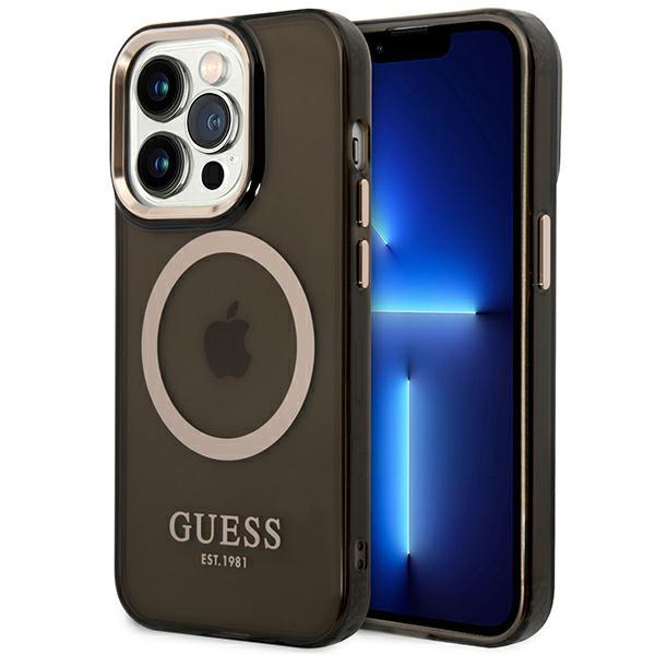 Guess Ümbris MagSafe GUHMP14XHTCMK iPhone 14 Pro Max (must)