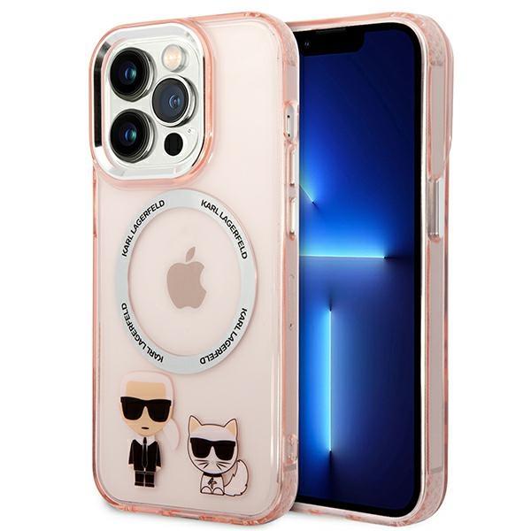 Ümbris Guess MagSafe KLHMP14LHKCP iPhone 14 Pro (roosa)