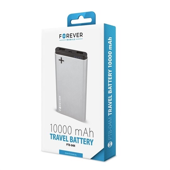 Power Bank Forever PTB-04M 10000 mAh Micro USB (valge)