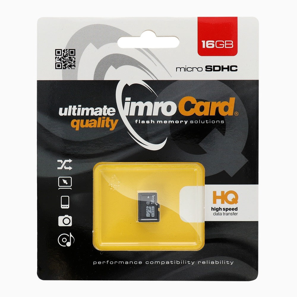 Mälukaart Imro microSD 16GB / Class 4