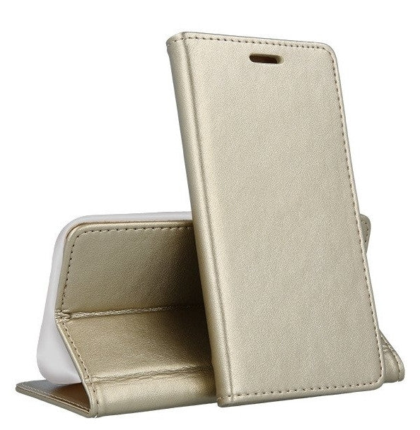 Ümbris kaanega Smart Magnetic Samsung A202/ Galaxy A20e (kuldne)