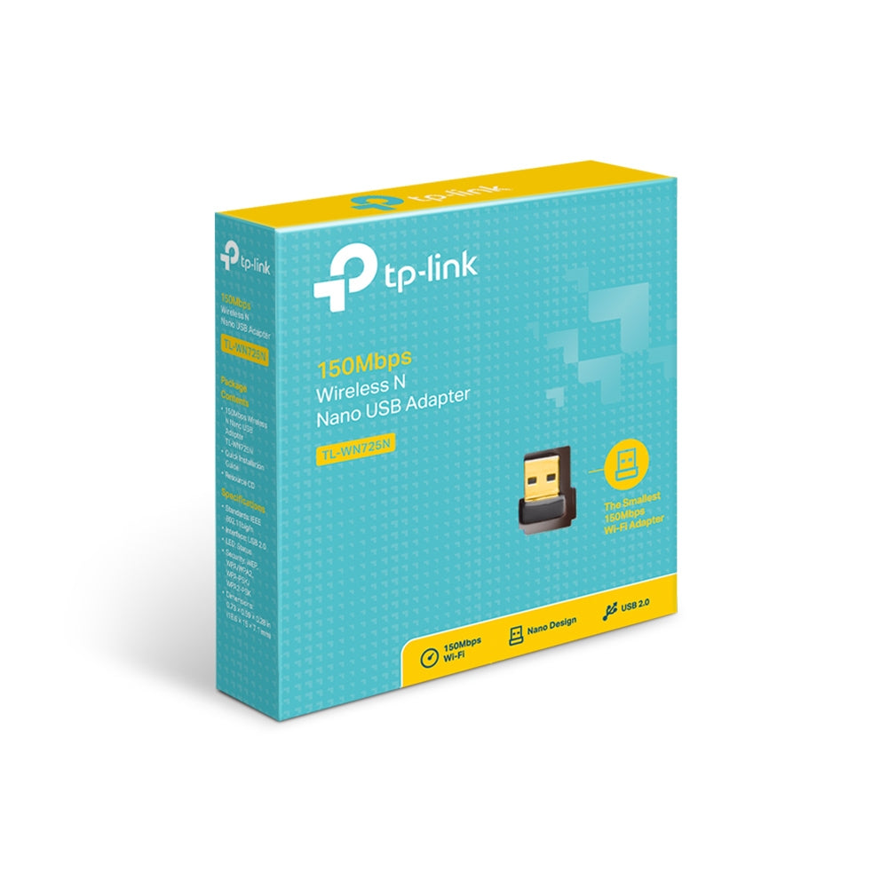 Wi-Fi adapter TP-LINK TL-WN725N, 150Mbps