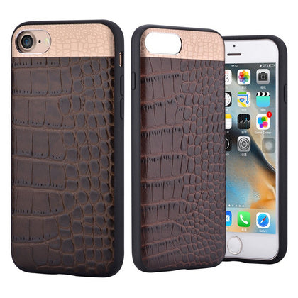 Ümbris Comma Iphone 7/ 8/ SE 2020 (pruun/croco)