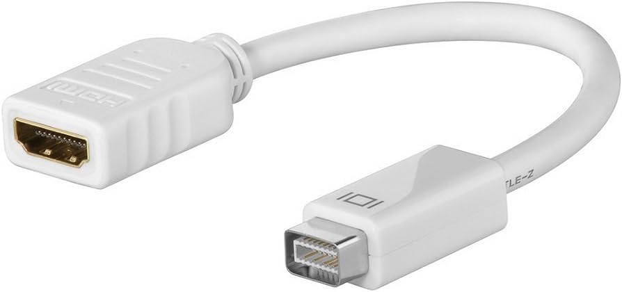 Goobay Mini DVI/HDMI Adapter-juhe (valge)