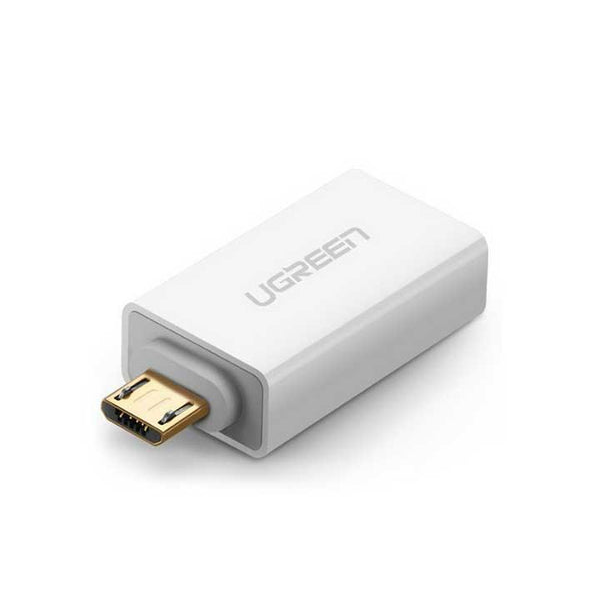 UGREEN OTG Micro USB (valge)