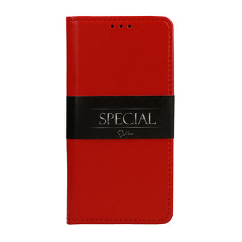 Ümbris kaanega Book Special nahast Samsung Galaxy S21 Ultra (punane)