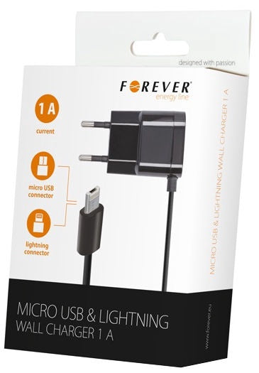 Laadija Forever Micro USB 1A