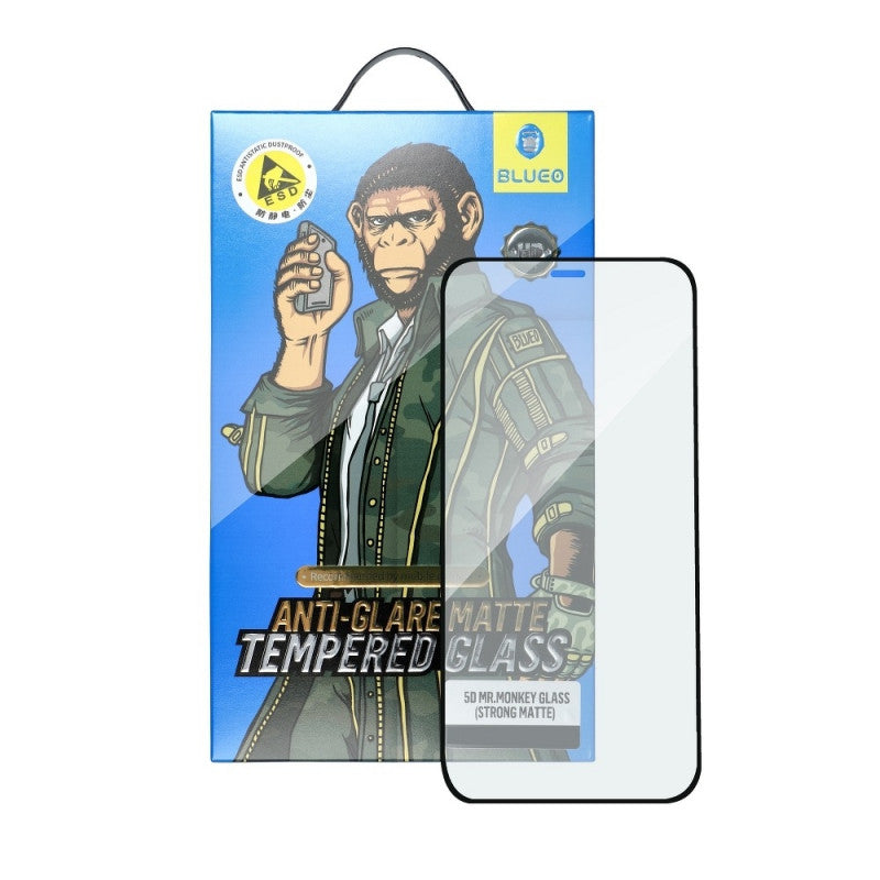 Kaitseklaas "Mr. Monkey Anti-Glare" Full Glue Iphone 14 Pro / Iphone 15 6,1" Anti-Static (must)