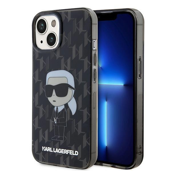 Karl Lagerfeld Ümbris MagSafe Monogram Ikonik iPhone 15 (must)
