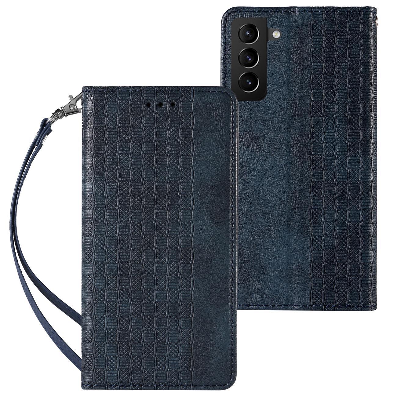 Ümbris kaanega Strap Case Samsung Galaxy S22 (sinine)