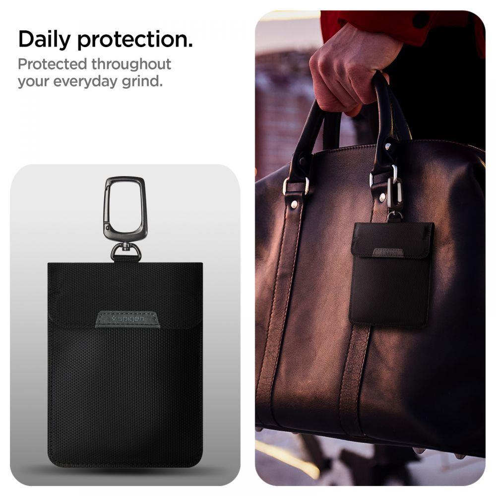 Spigen võtmetasku Faraday Cage (must)