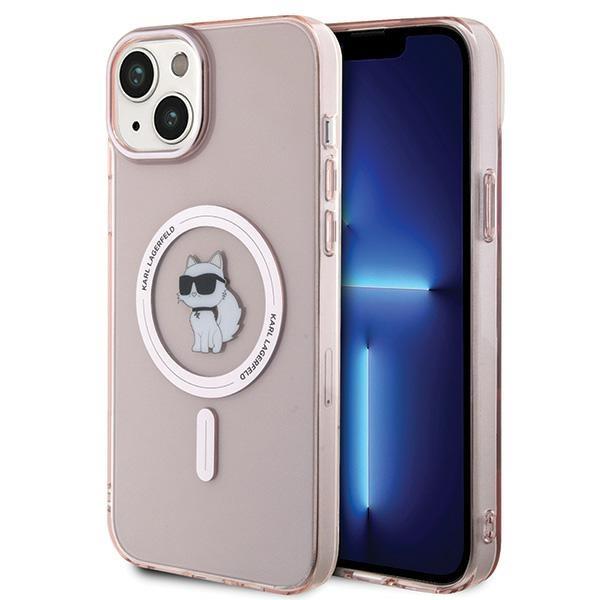 Ümbris Karl Lagerfeld IML Choupette MagSafe iPhone 15 Plus (roosa)