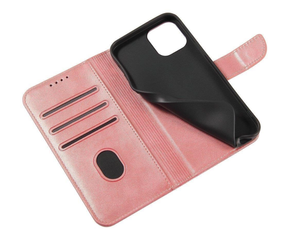 Ümbris kaanega Magnet Case iPhone 15 Pro (roosa)