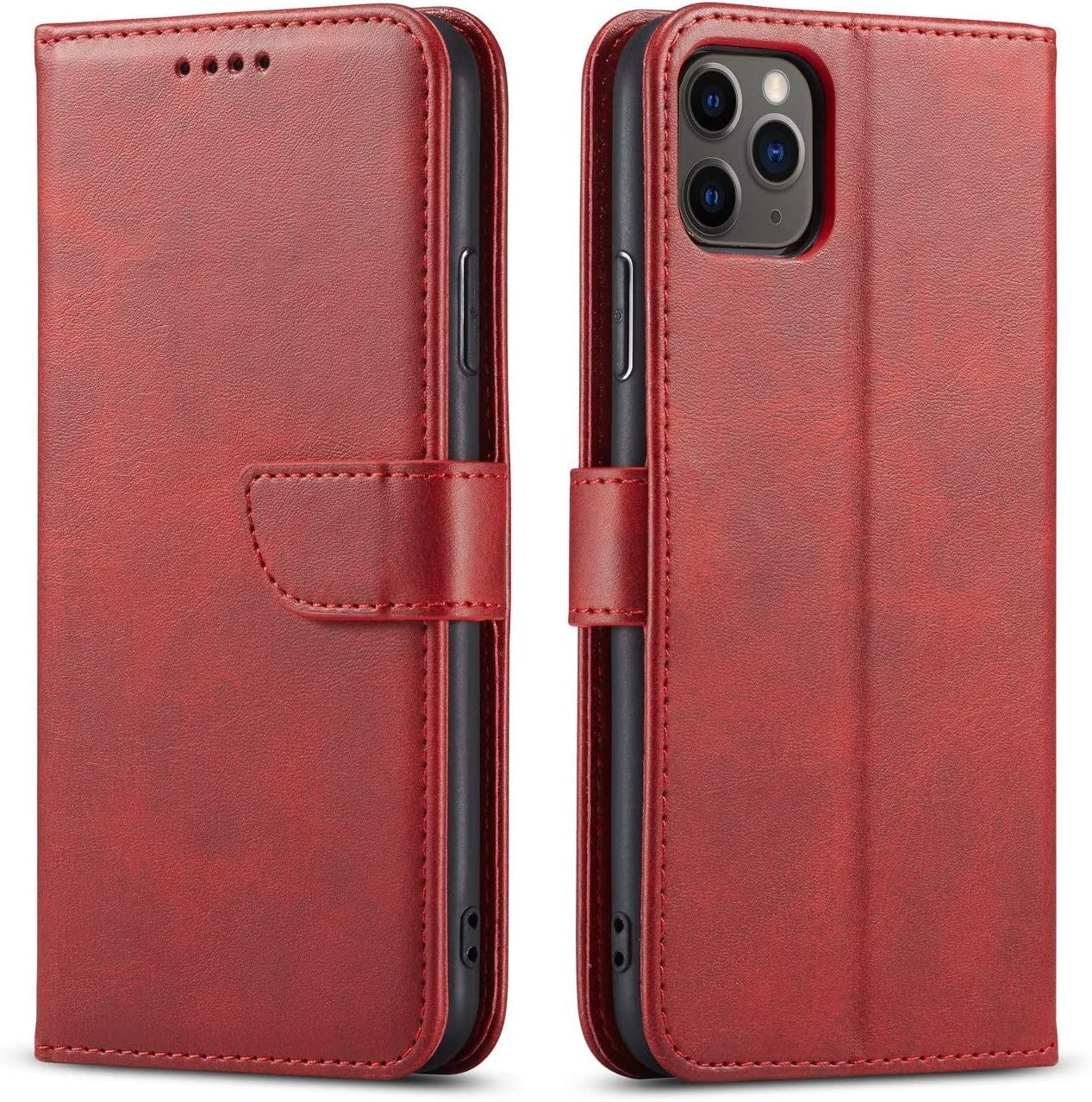 Ūmbris kaanega Wallet Case Samsung A155 A15 4G / A156 A15 5G (punane)