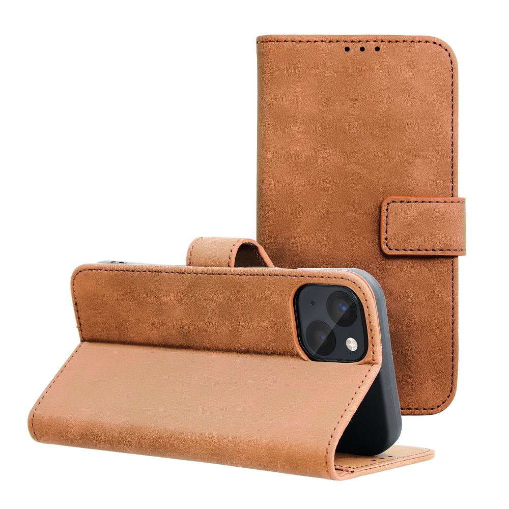 Ümbris kaanega TENDER Book Xiaomi Redmi 13C/ Poco C65 (pruun)