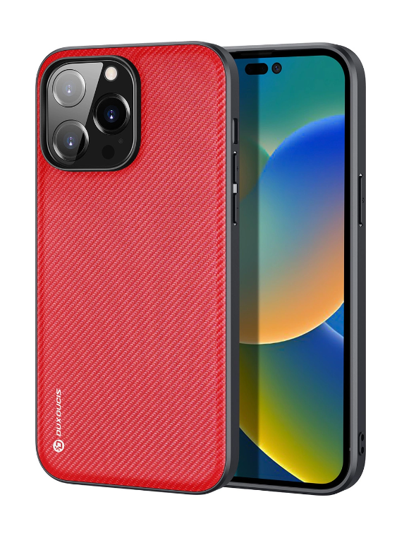 Ümbris Dux Ducis Fino iPhone 14 Pro (punane)