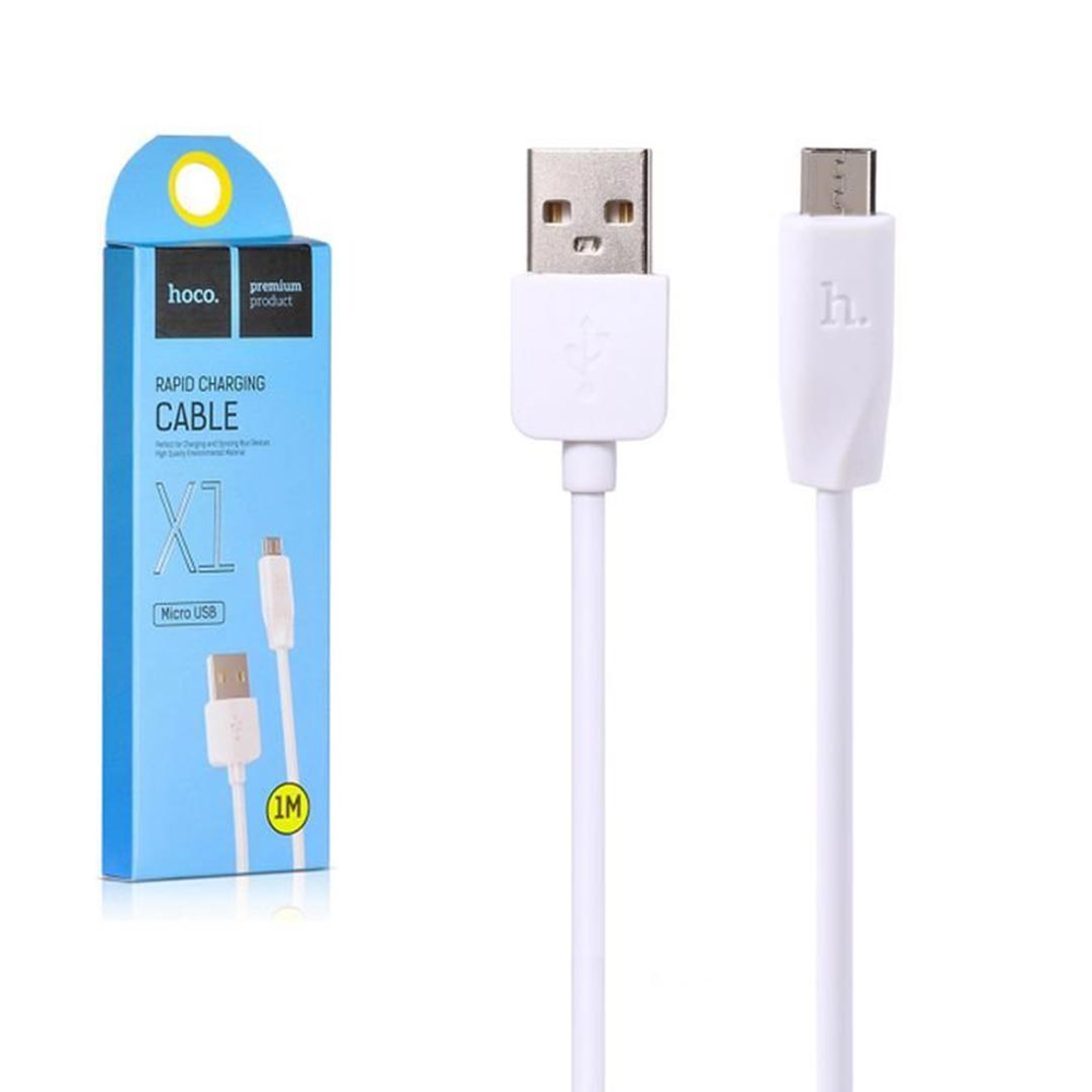 USB juhe Hoco X1 Micro USB (1m/ valge)