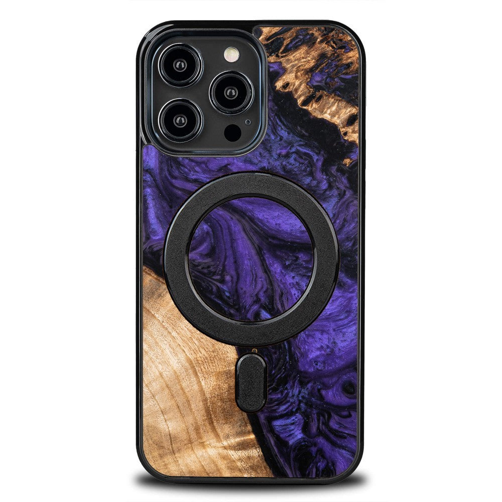 Ümbris Bewood Resin Case Violet iPhone 13 Pro MagSafe