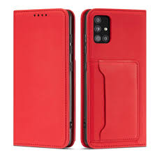 Ümbris kaanega Pouch Wallet Samsung A526 A52 / A52s (punane)