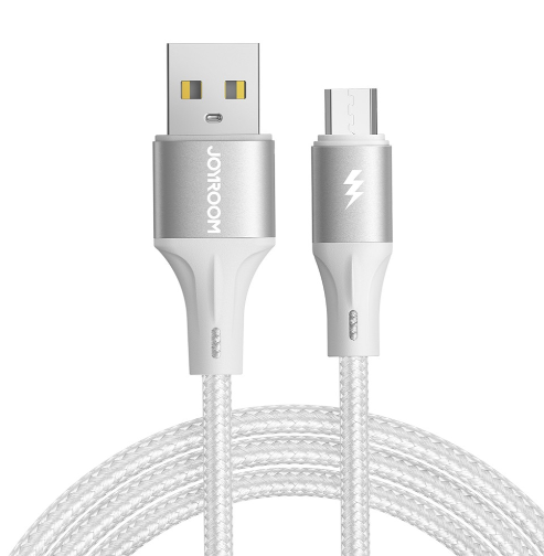 USB juhe Joyroom SA25-AM3 USB-A - MicroUSB (2m / valge)