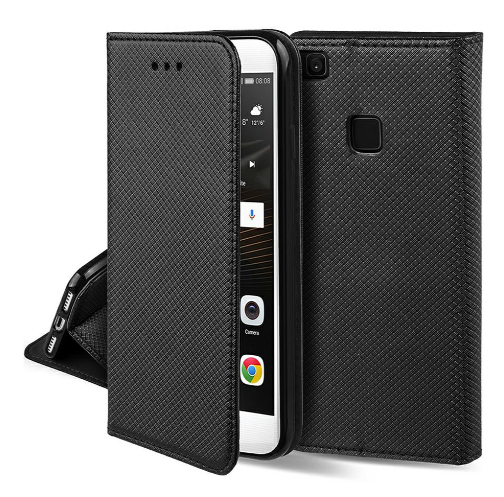 Ümbris kaanega "Smart Magnet" Redmi Note 9T (must)
