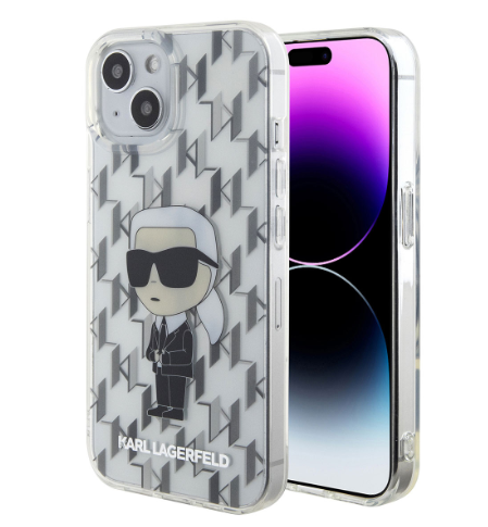 Karl Lagerfeld Ümbris KLHCP15SHNKMKLT iPhone 15 (läbipaistev)