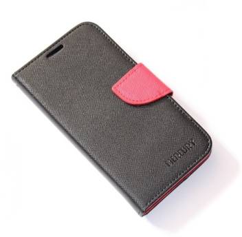 Ümbris kaanega Mercury Iphone 4 (must/punane)