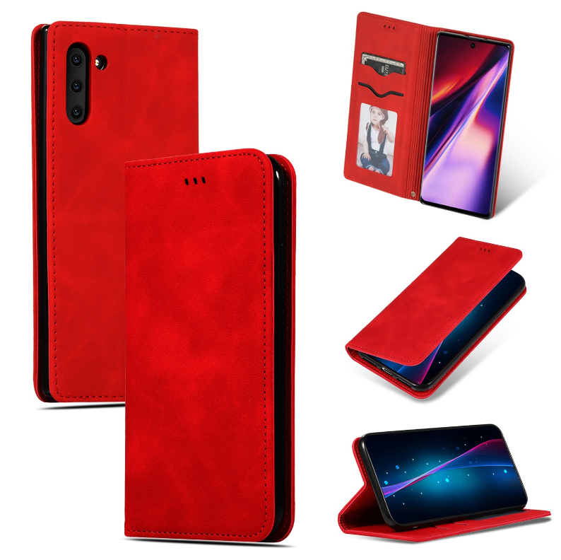 Ümbris kaanega Business Style Xiaomi Redmi Note 12 / Note 12 4G (punane)