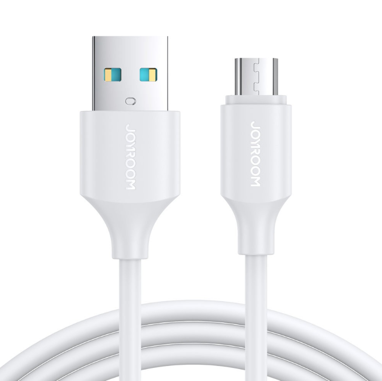 Juhe Joyroom S-UM018A9 Micro USB, 2.4A 1M (valge)