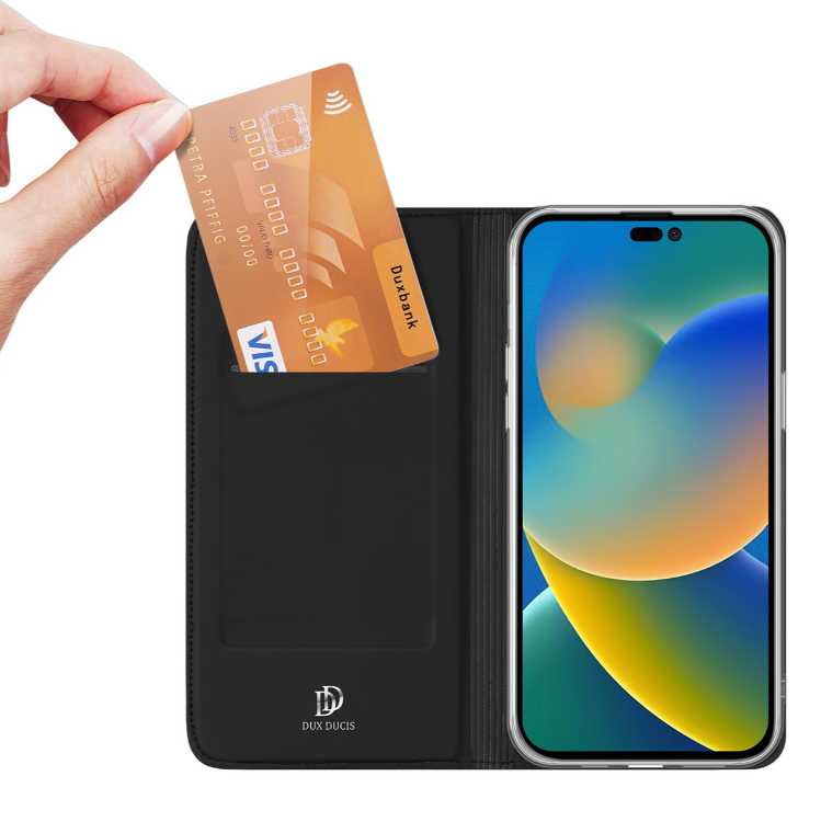 Ümbris kaanega Dux Ducis "Skin Pro" Samsung A346 / A34 5G (must)