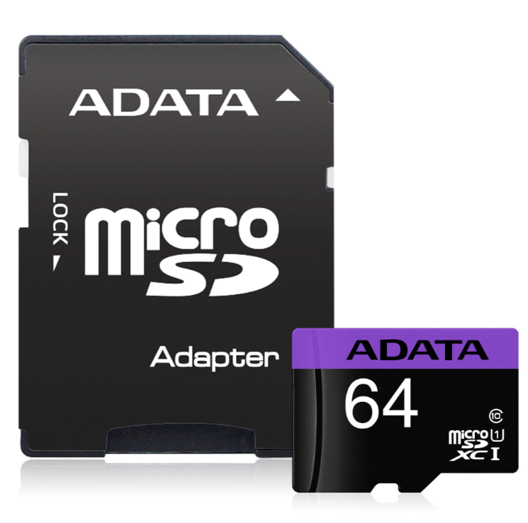 Mälukaart ADATA microSD 64 GB SD adapteriga