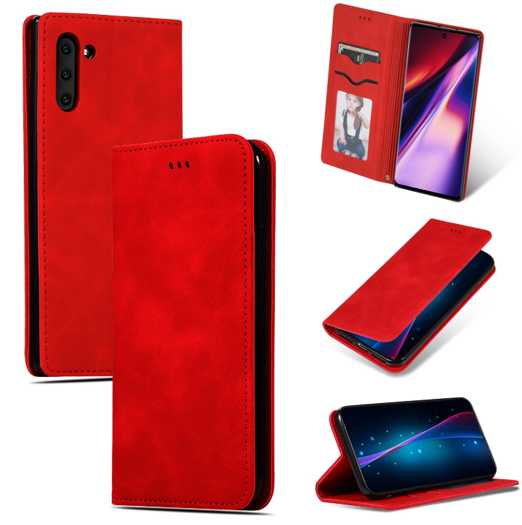 Ümbris kaanega Business Style Xiaomi Redmi 11A / 12C / Poco C55 (punane)