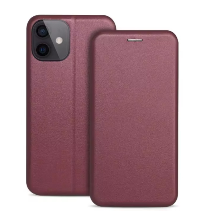 Ümbris kaanega Book Elegance Xiaomi Redmi Note 13 4G (viinamari)