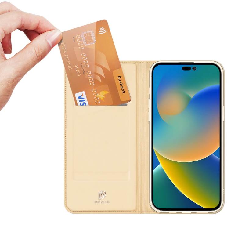Ümbris kaanega Dux Ducis Skin Pro Xiaomi Poco X5 Pro 5G / Redmi Note 12 Pro 5G (kuldne)